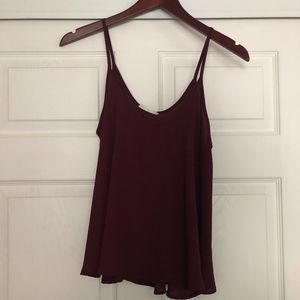 Nordstrom's LUSH Maroon Top